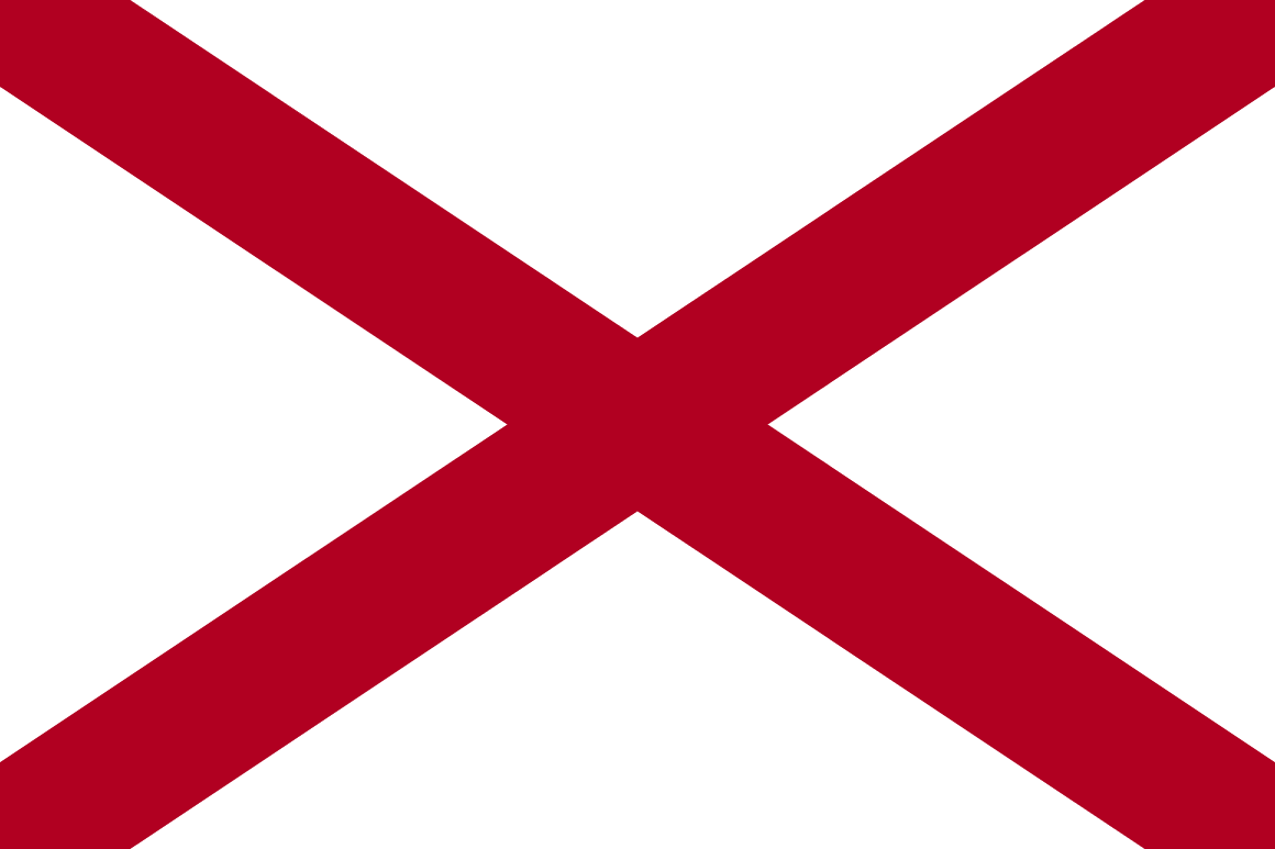 Alabama bandera estatal — tarifas de seguro de auto 2026