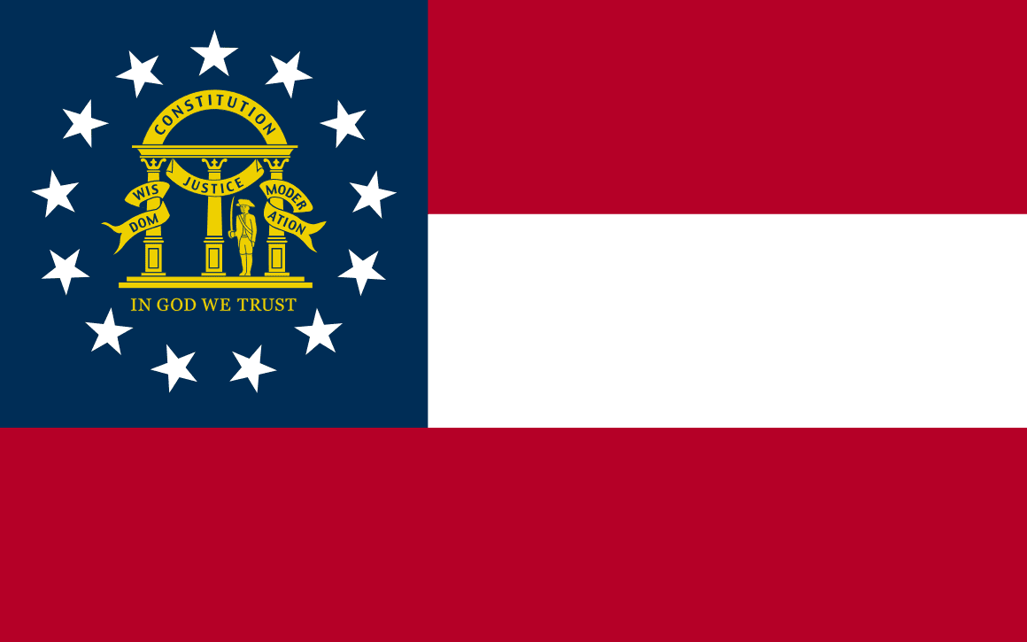 Georgia bandera estatal — tarifas de seguro de auto 2026