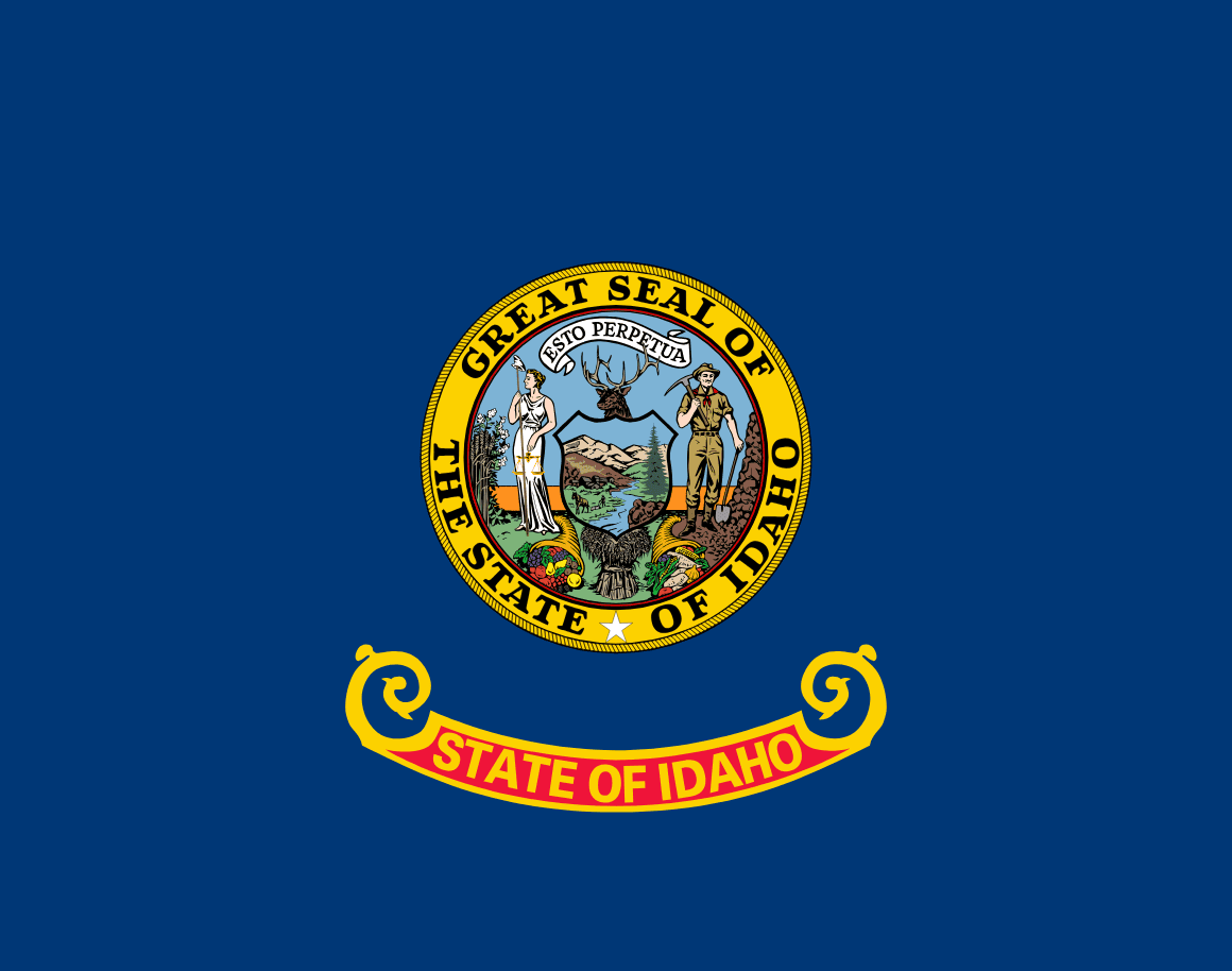 Idaho bandera estatal — tarifas de seguro de auto 2026