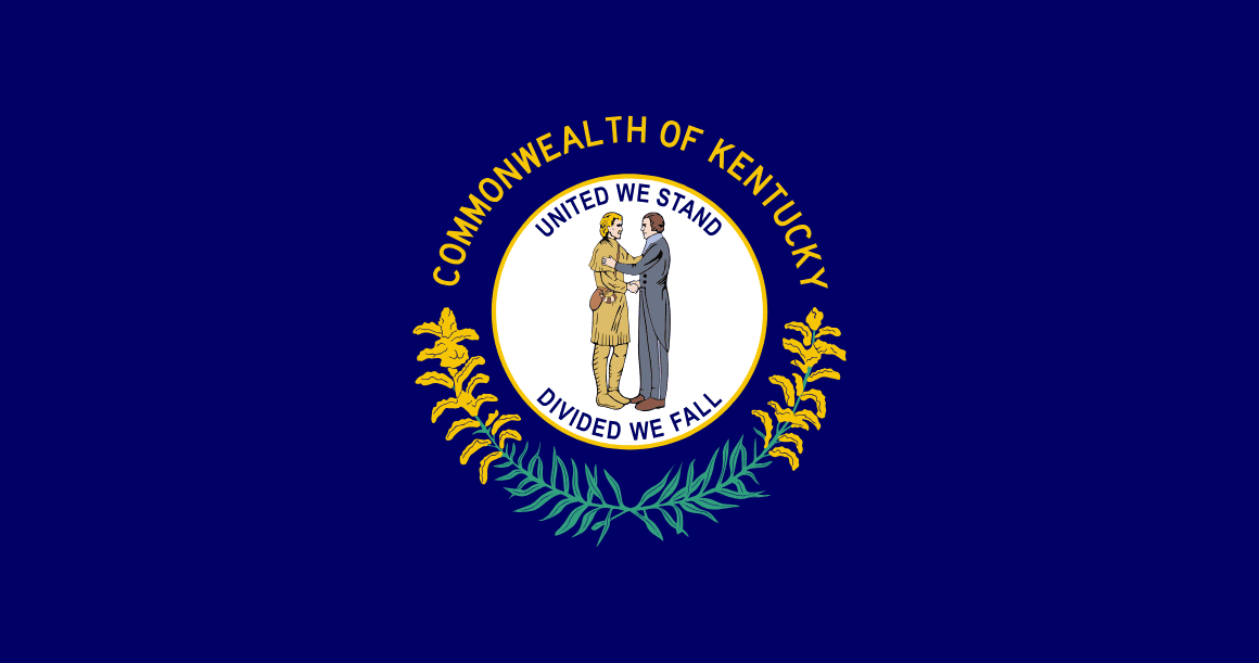 Kentucky bandera estatal — tarifas de seguro de auto 2026