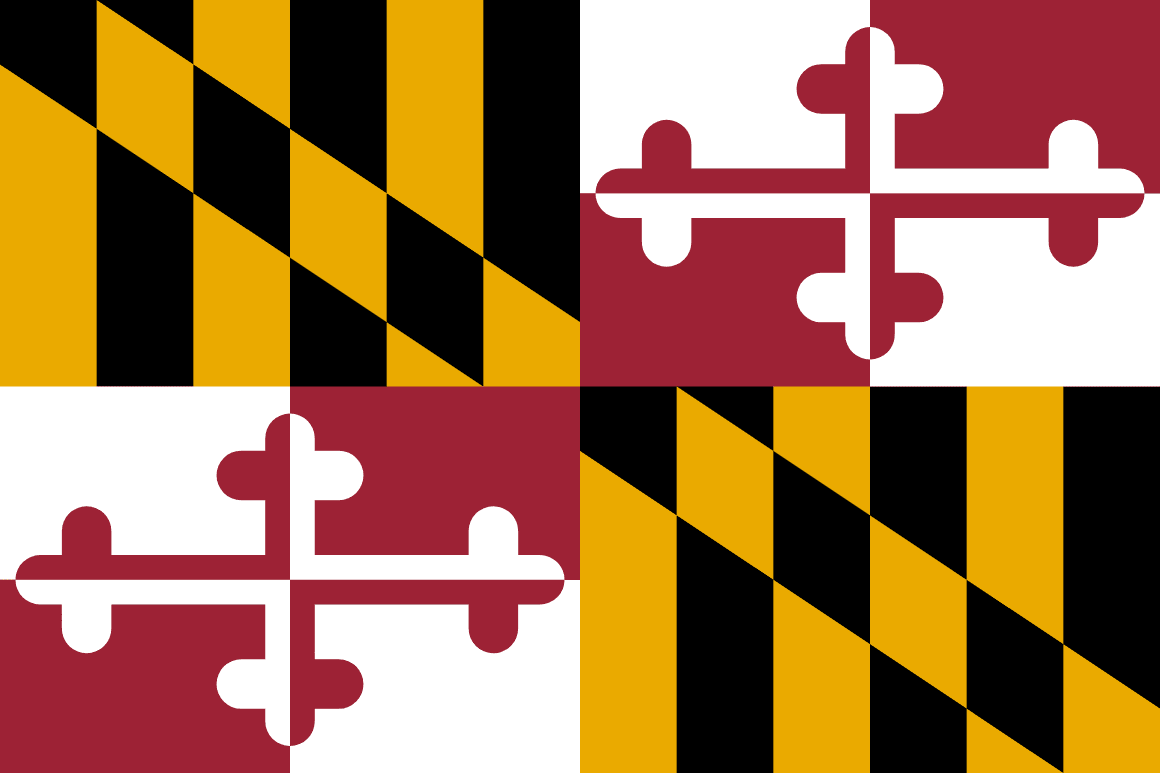Maryland bandera estatal — tarifas de seguro de auto 2026