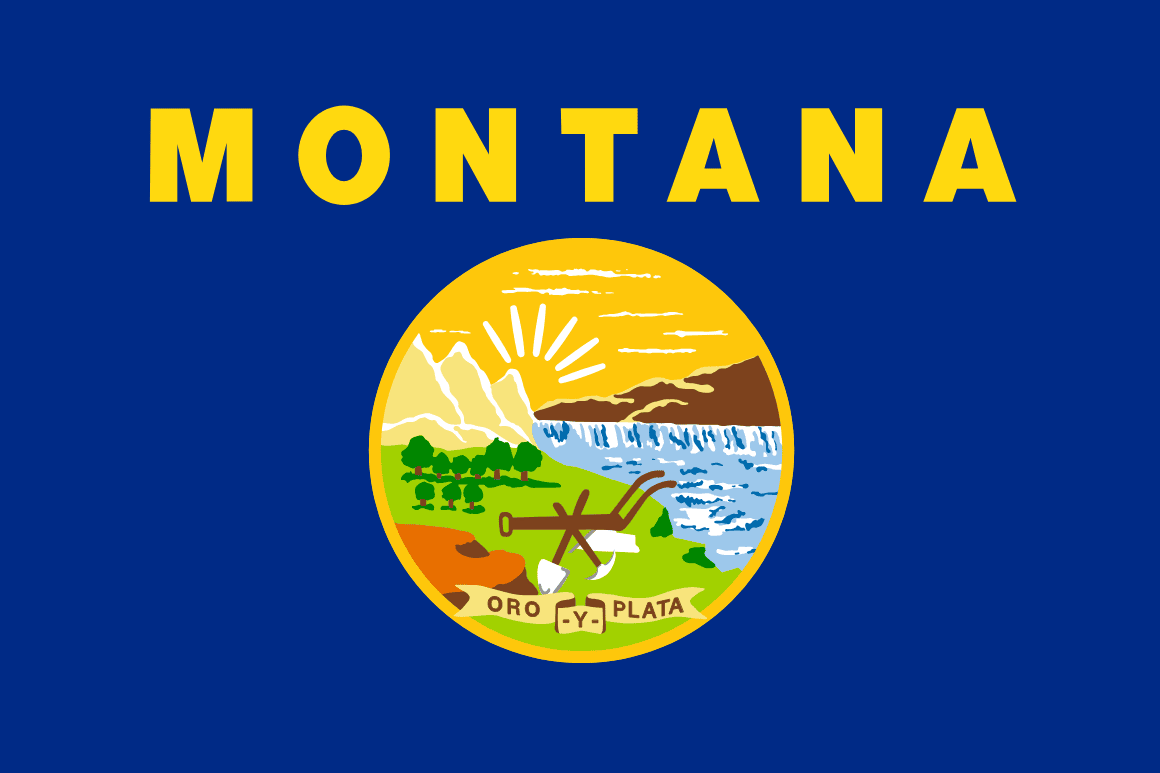 Montana bandera estatal — tarifas de seguro de auto 2026