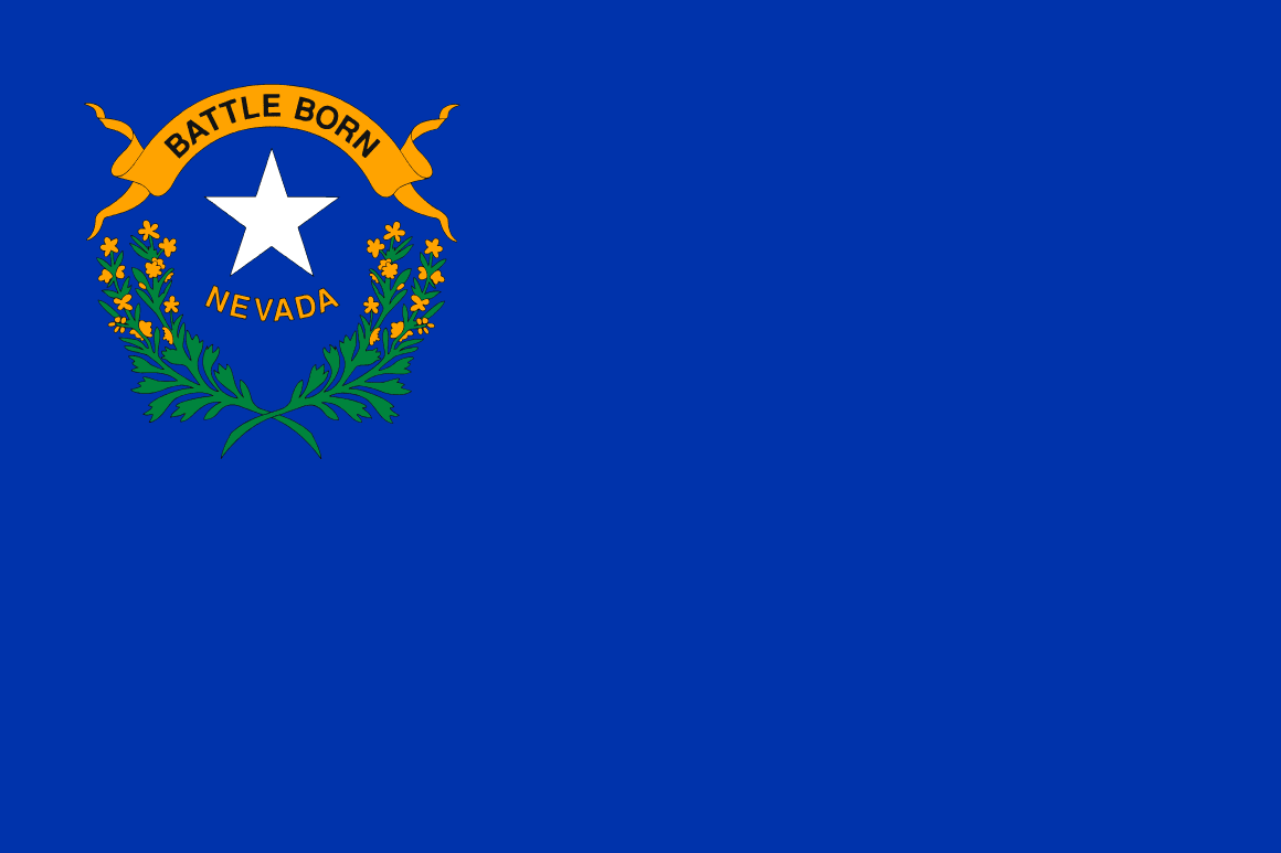 Nevada bandera estatal — tarifas de seguro de auto 2026