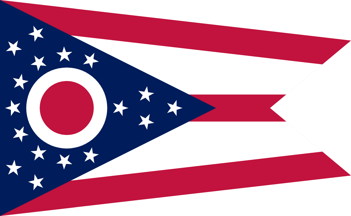 Ohio bandera estatal — tarifas de seguro de auto 2026