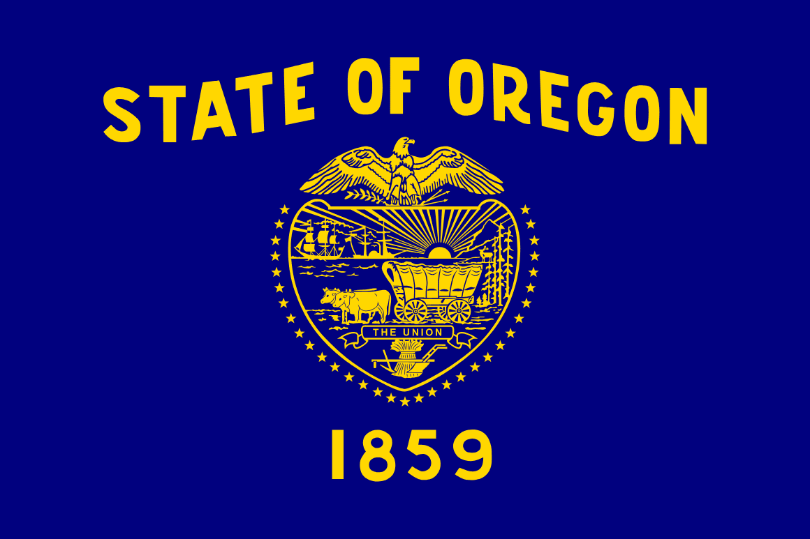 Oregon bandera estatal — tarifas de seguro de auto 2026
