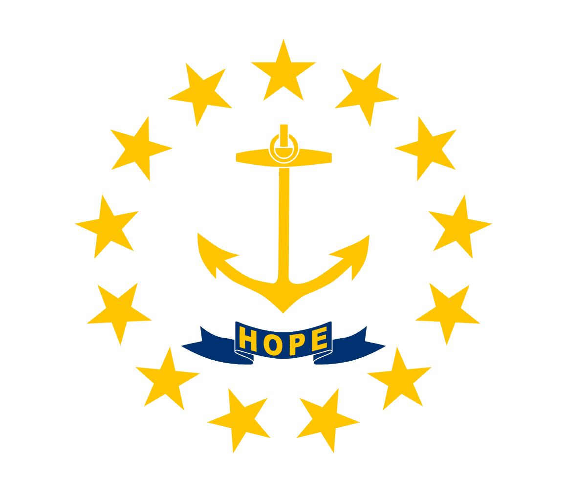 Rhode Island bandera estatal — tarifas de seguro de auto 2026