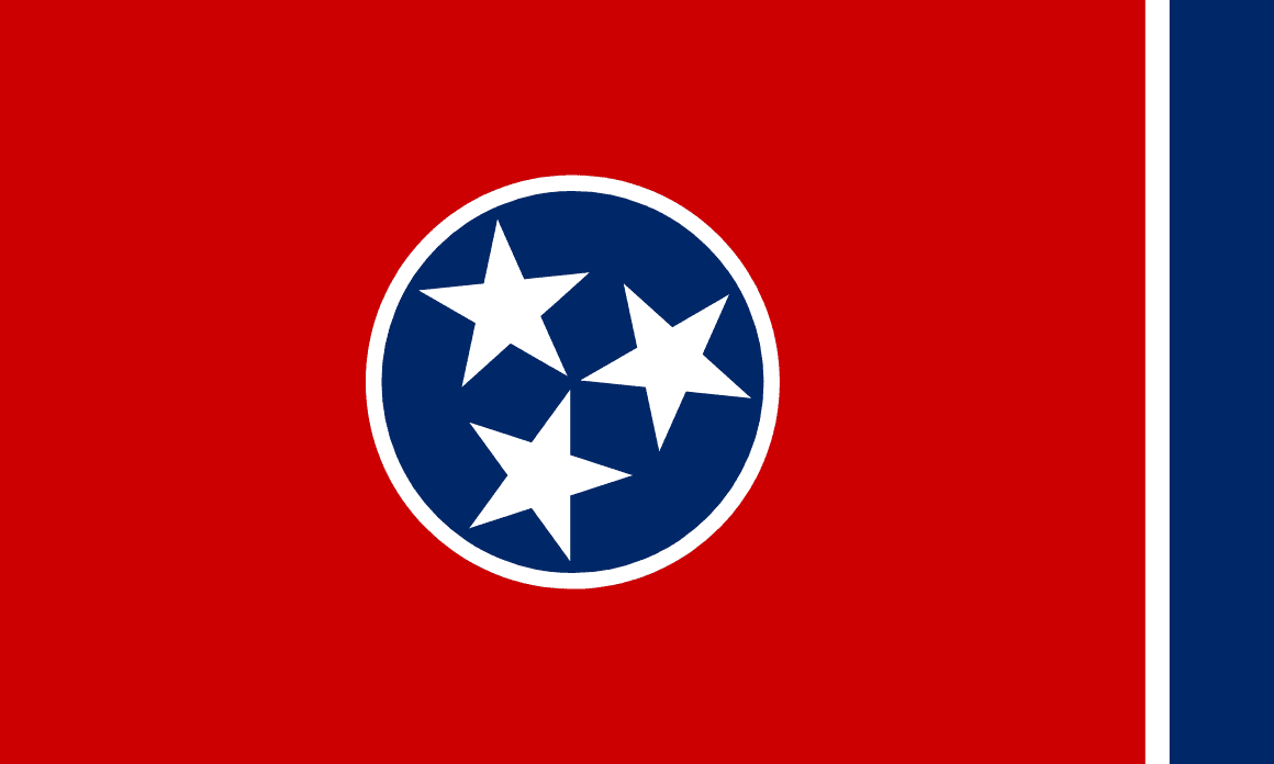 Tennessee bandera estatal — tarifas de seguro de auto 2026