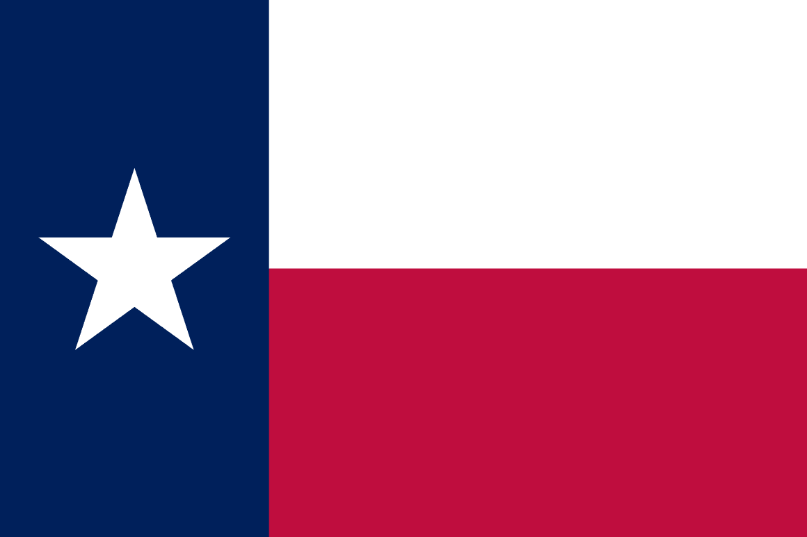Texas bandera estatal — tarifas de seguro de auto 2026