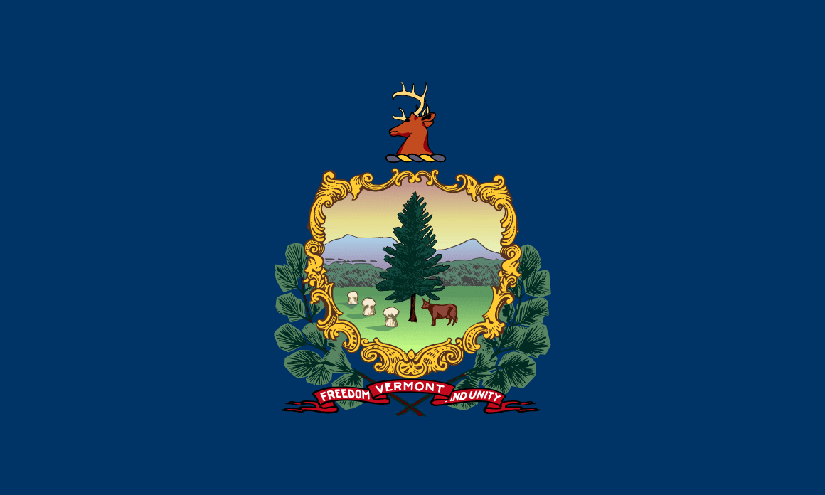 Vermont bandera estatal — tarifas de seguro de auto 2026