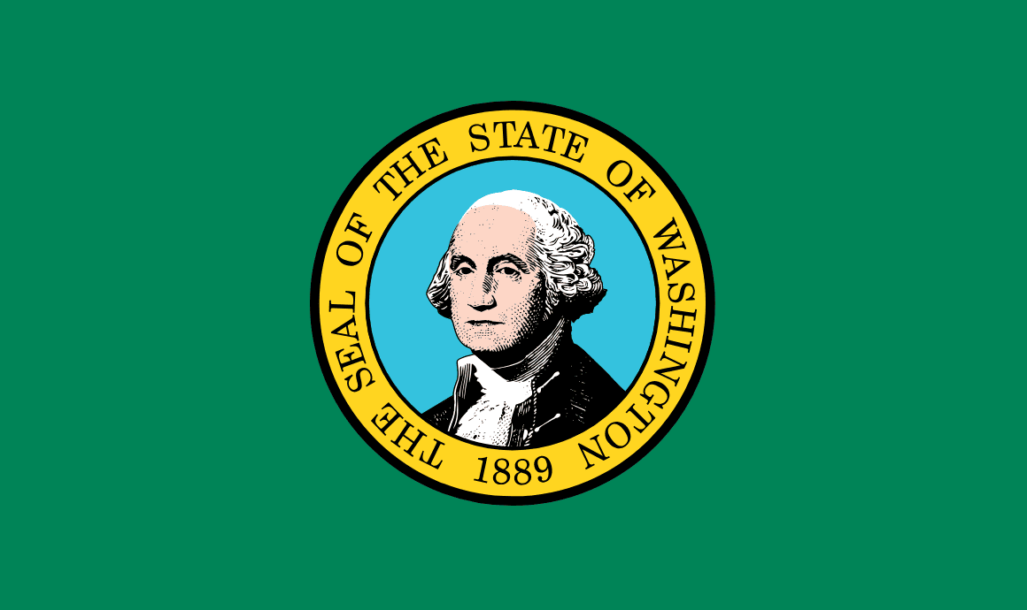 Washington bandera estatal — tarifas de seguro de auto 2026